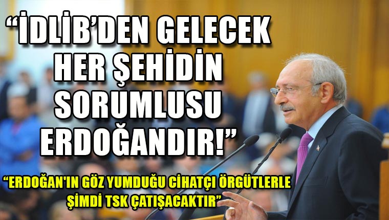 Kemal Kılıçdaroğlu partisinin grup toplatısında konuştu