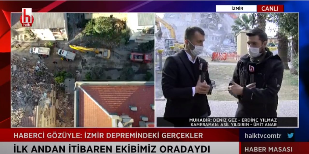 Halk TV Muhabiri Deniz Gez: Beni en çok etkileyen ailelerin o enkaza ve çalışma ekiplerine bakışı oldu