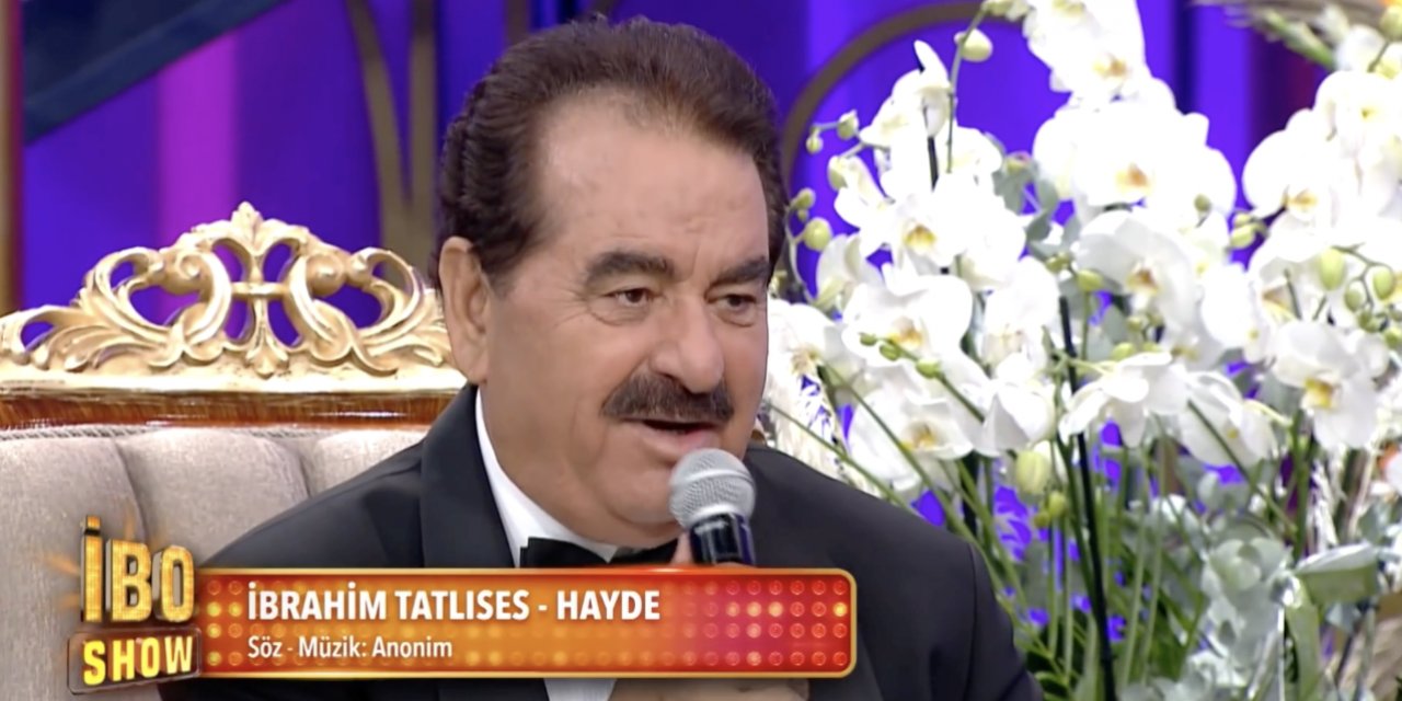 İbrahim Tatlıses 9 yıl sonra yeniden ekranlarda: Hayde'yi söyledi
