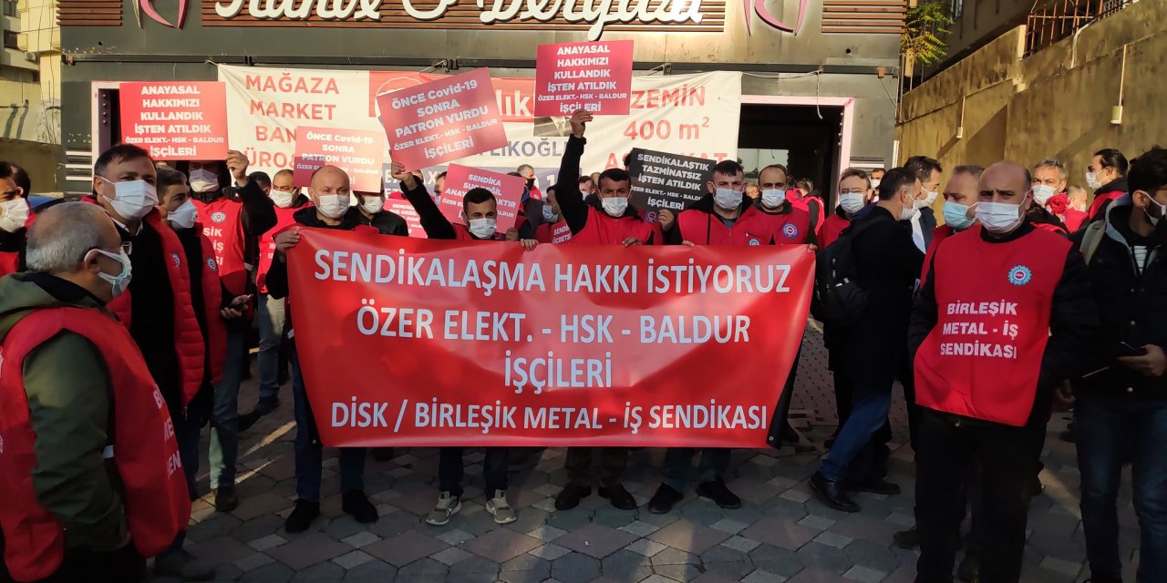 Gözaltındaki metal işçileri serbest