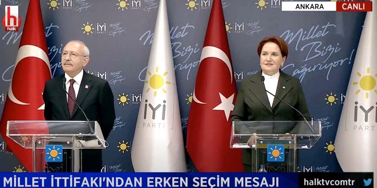 Kılıçdaroğlu ve Akşener'den erken seçim çağrısı