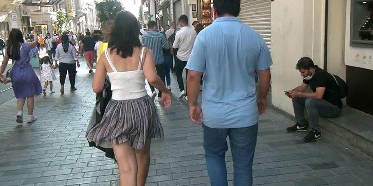 Taksim'de bir kadını takip eden erkek tahliye edildi