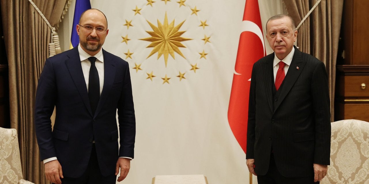 Erdoğan Shmyhal'ı kabul etti