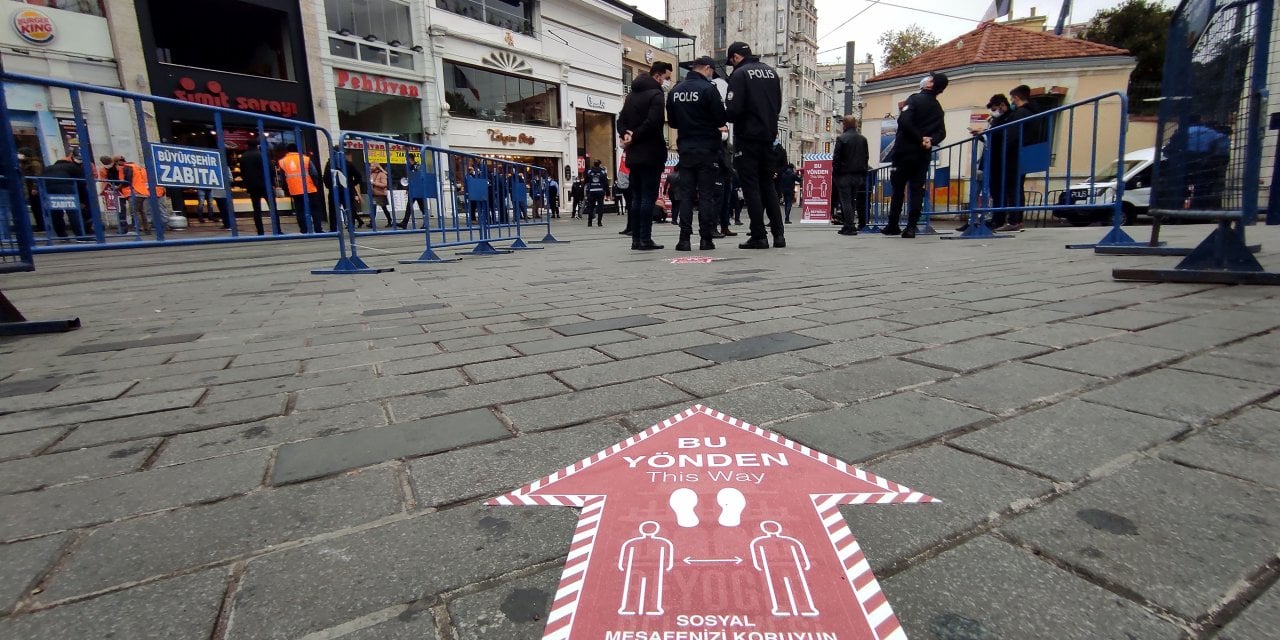 İstiklal Caddesi kapatıldı