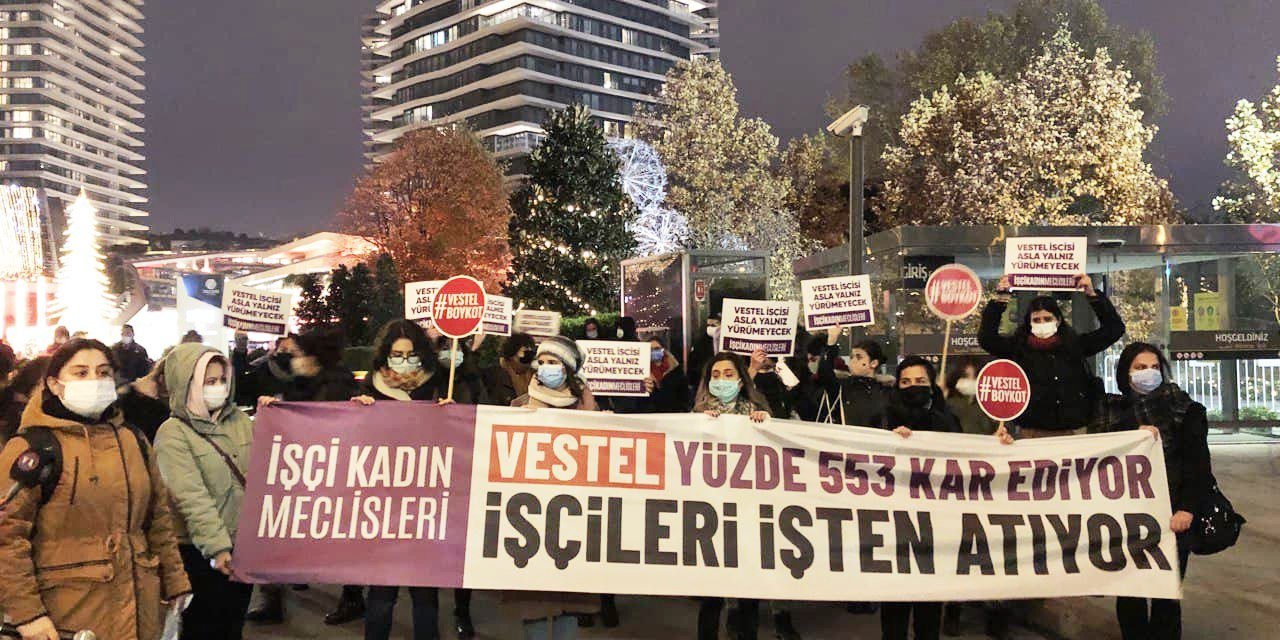 İşçi Kadın Meclisleri'nden Vestel'de işten atmalara karşı eylem
