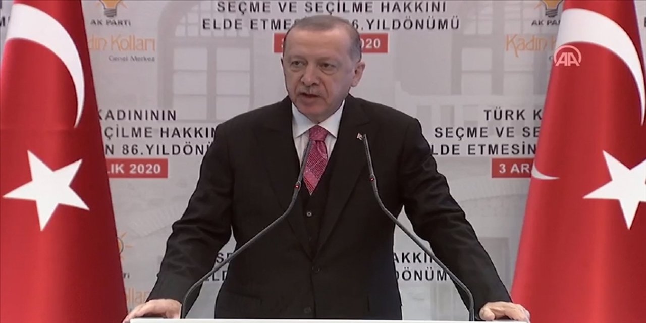 Erdoğan: Bizim milletimiz ataerkil veya anaerkil değil, aileerkildir