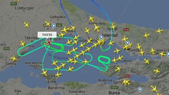 Yolcusu fenalaşan THY uçağı İstanbul üzerinde 7 saat 22 dakika turladıktan sonra inebildi