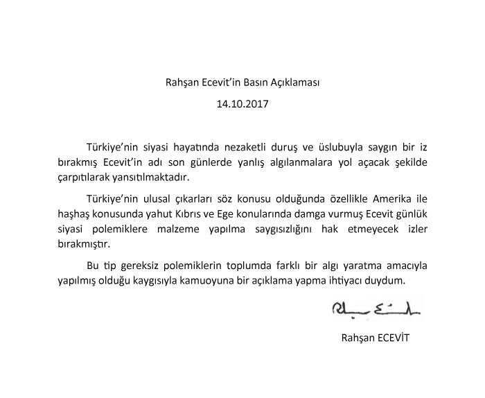 Rahşan Ecevit’ten Tayyip Erdoğan’a cevap