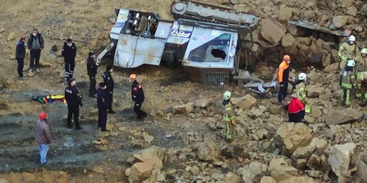 Arnavutköy'de taş ocağında göçük: İki işçi yaşamını yitirdi