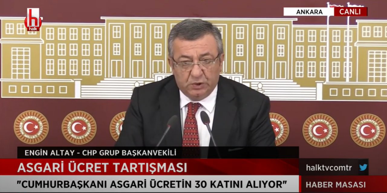 Engin Altay: Türkiye’de Cumhurbaşkanı maaşı asgari ücretin 30 katı