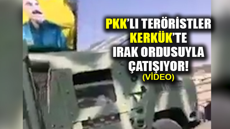 PKK'lı teröristler Kerkük'te Irak ordusuyla çatışıyor