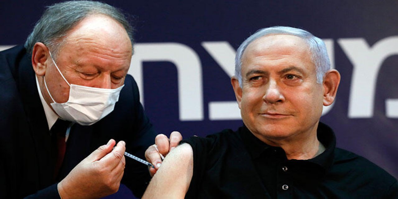 Netanyahu canlı yayında aşı oldu