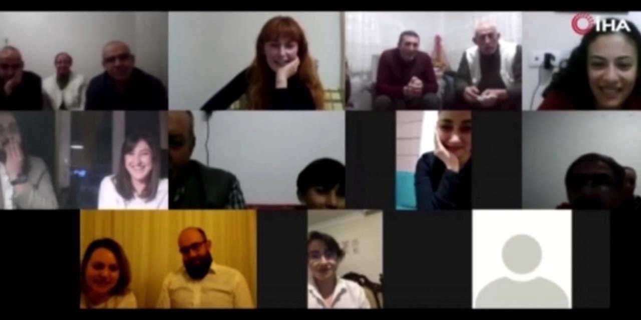 Online kız isteme töreni yaptılar