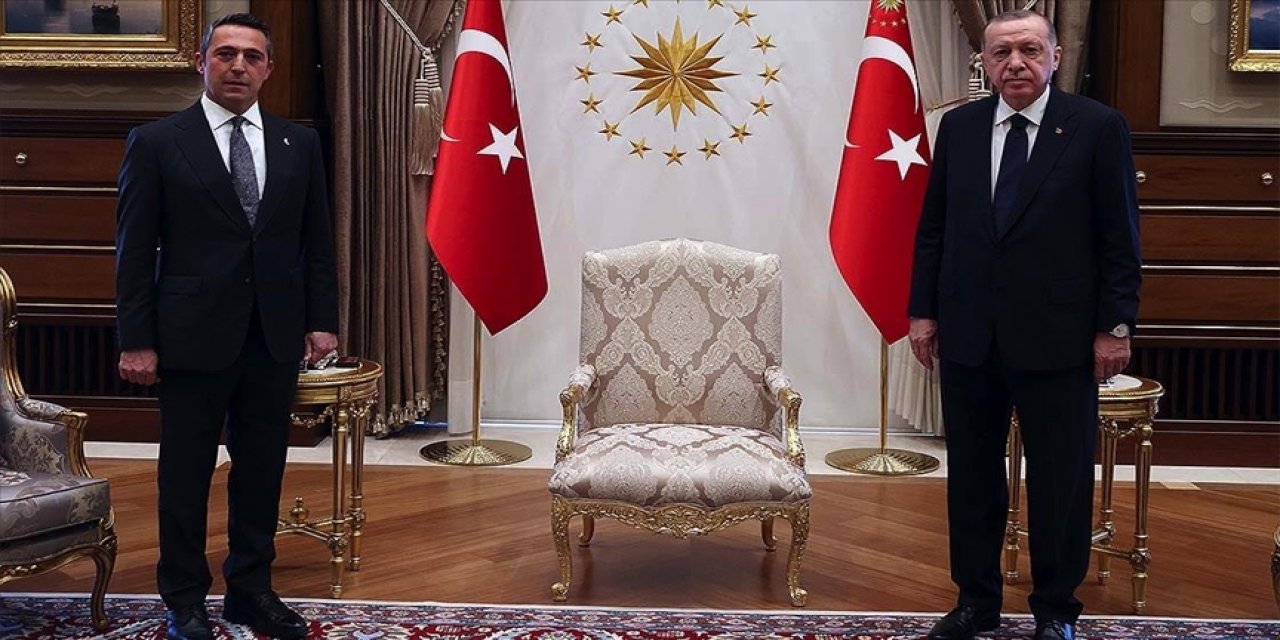 Erdoğan, Fenerbahçe Spor Kulübü Başkanı Koç'u kabul etti