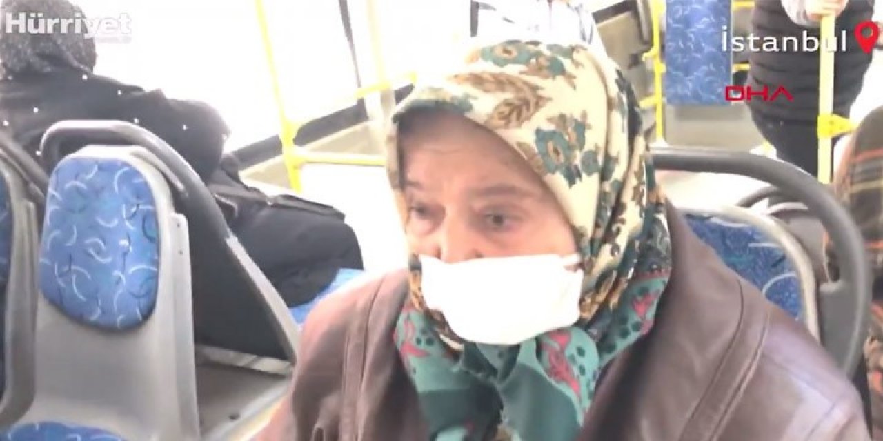 65 yaş üzeri olduğu için otobüsten indirilmek istenen yurttaş: Ben çalışmazsam açım