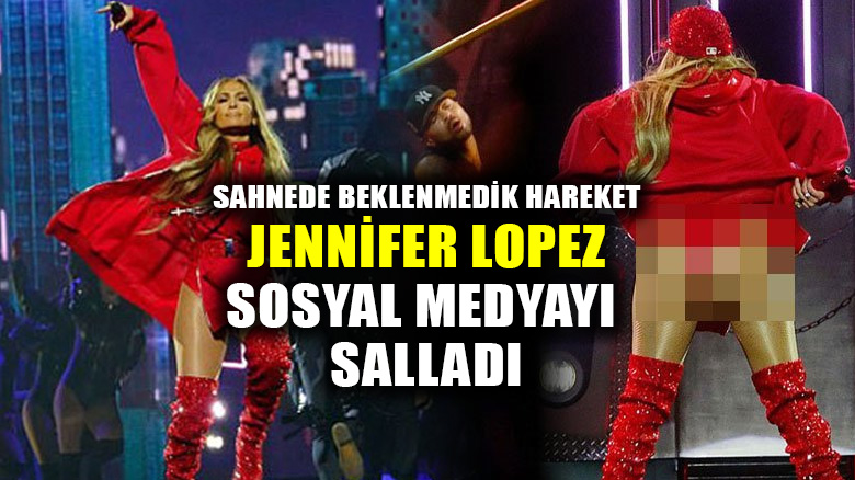 Jennifer Lopez, sahnede elbisesini bir anda çıkarttı, sosyal medyada olay oldu!