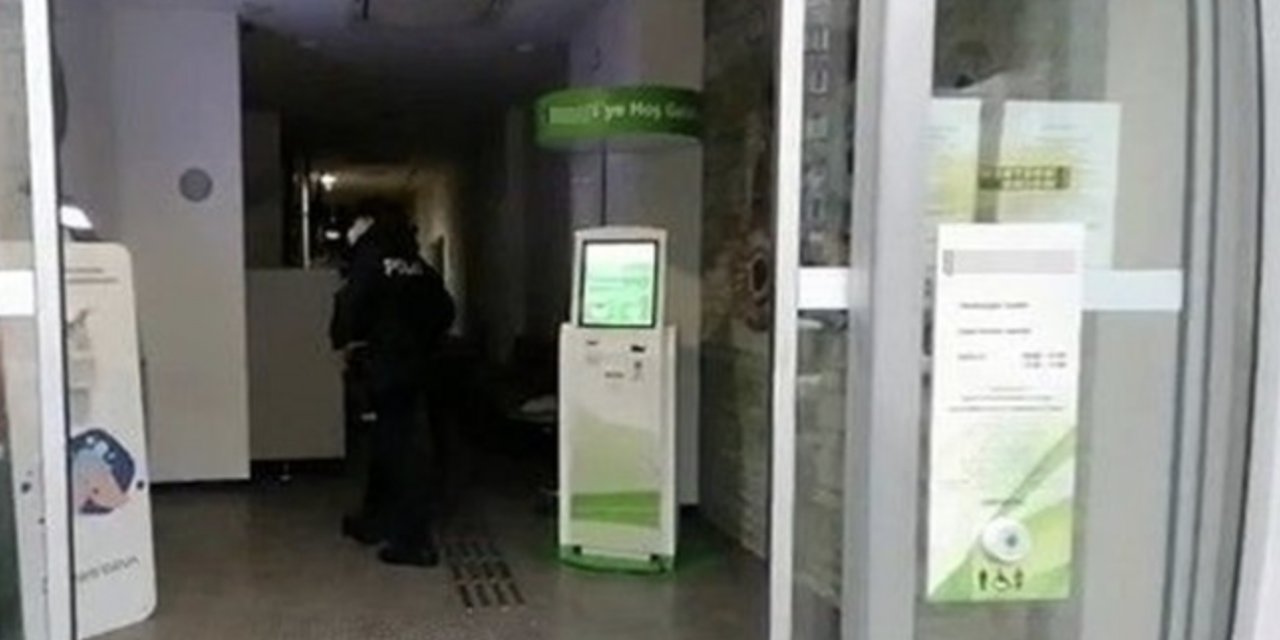 Bankaya girip elektrikli ısıtıcı çaldılar