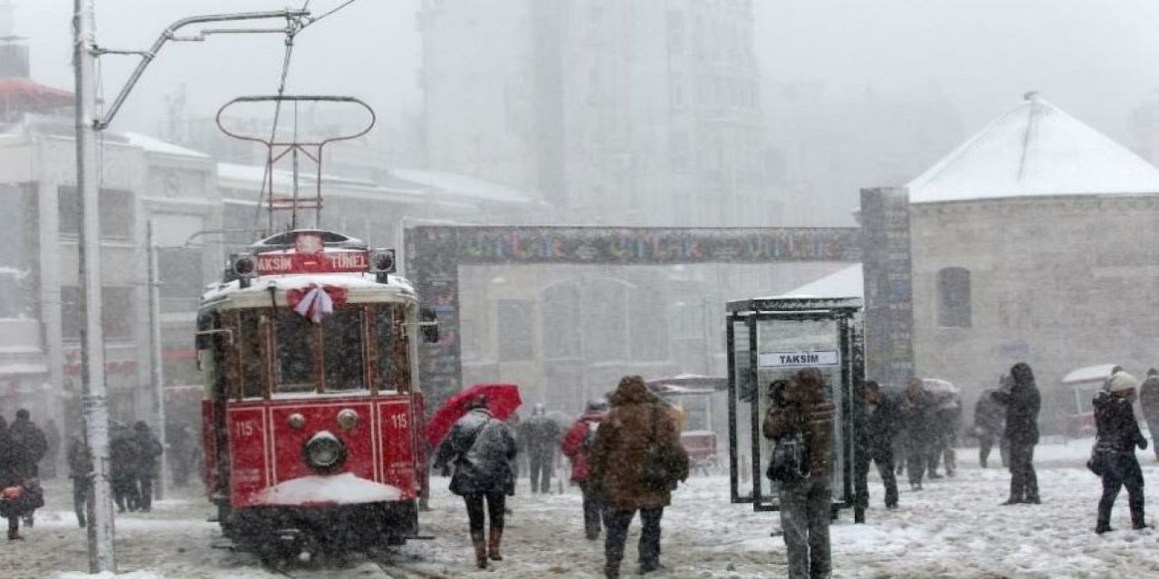 Meteoroloji duyurdu: İstanbul'da karla karışık yağmur bekleniyor