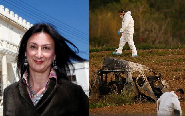 Malta'da öldürülen gazetecinin köşesi boş bırakıldı!