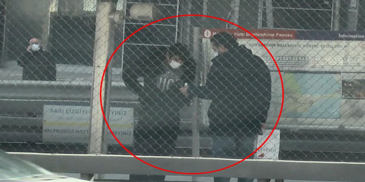 Dikkat çeken görüntüler Avcılar'da çekildi