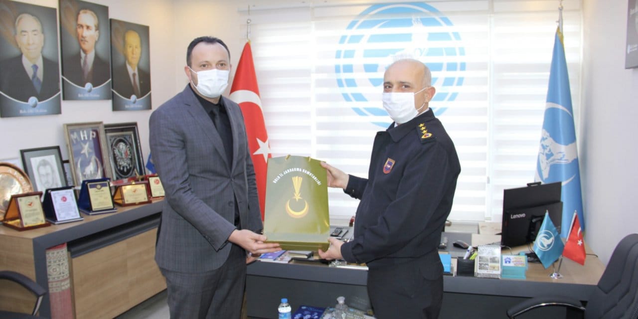 Ülkü Ocaklarını ziyaret eden alay komutanı: Anlık gelişti