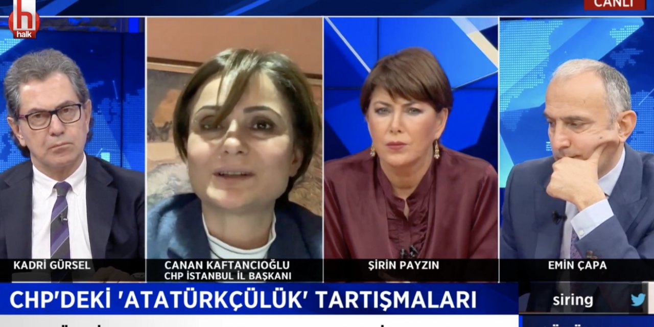 Canan Kaftancıoğlu: Atatürk'le sorunu olanla dostluk dahi yapmam