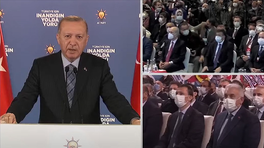 Cumhurbaşkanı Erdoğan AKP il kongrelerinde konuştu