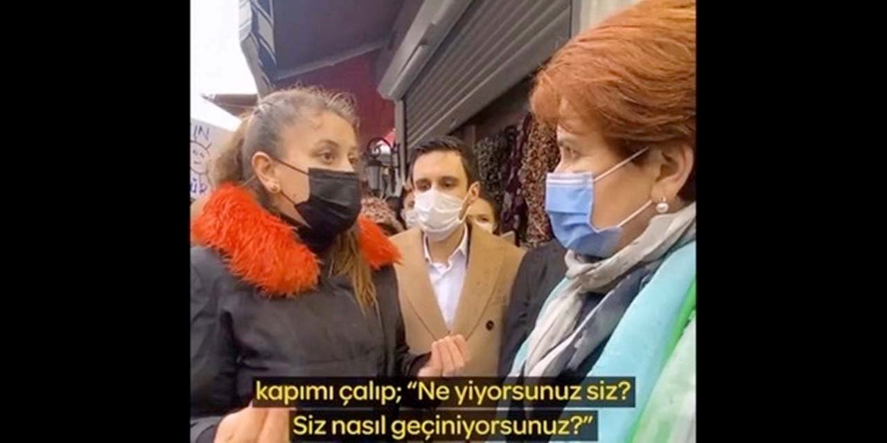 Esnaf, Akşener'e anlattı: 10 aydır bir kişi "Ne yiyorsunuz?" demedi