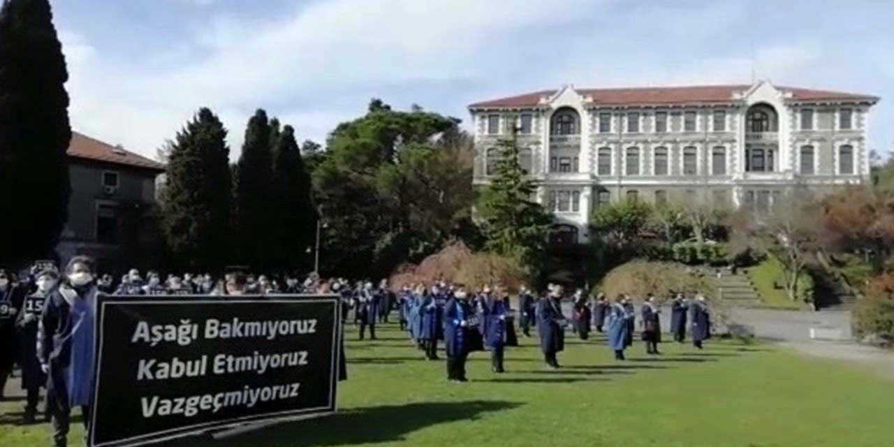 Boğaziçili akademisyenler: Aşağı Bakmıyoruz