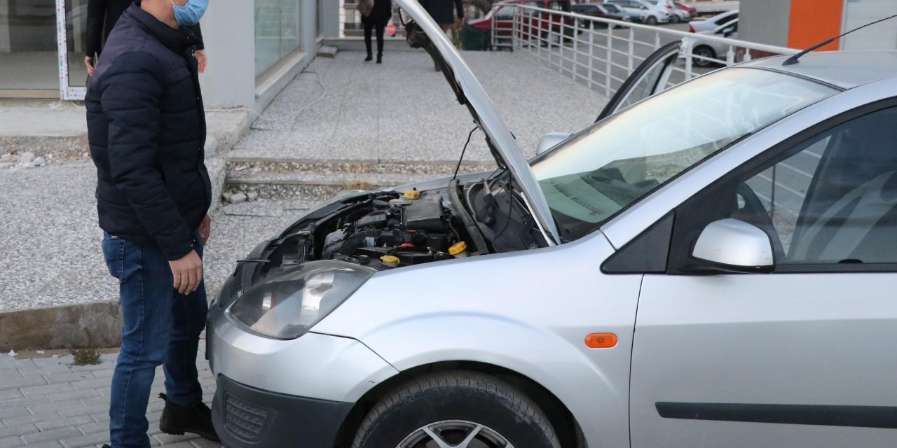 Otomobilin yarısı başka otomobile ait çıktı