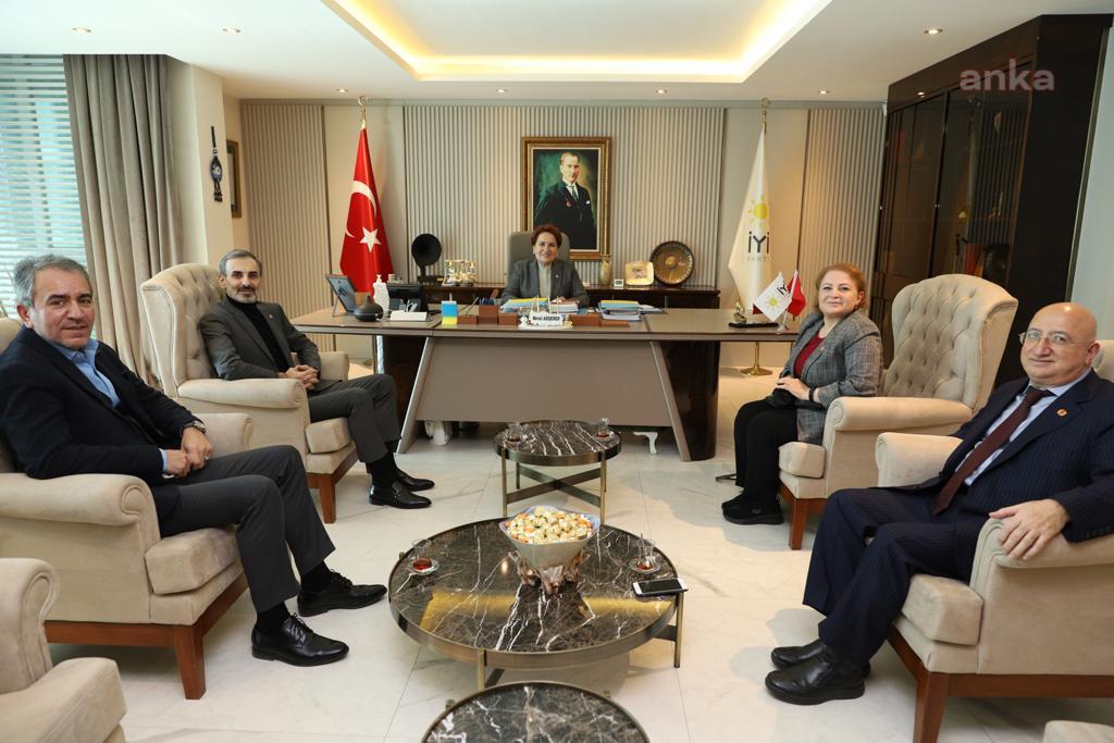 Akşener, Türkiye Gazeteciler Cemiyeti heyeti ile görüştü