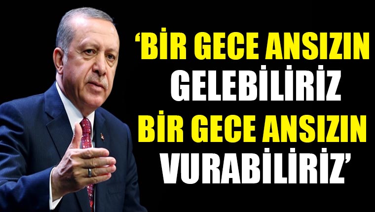 Erdoğan AKP grup toplantısında konuştu