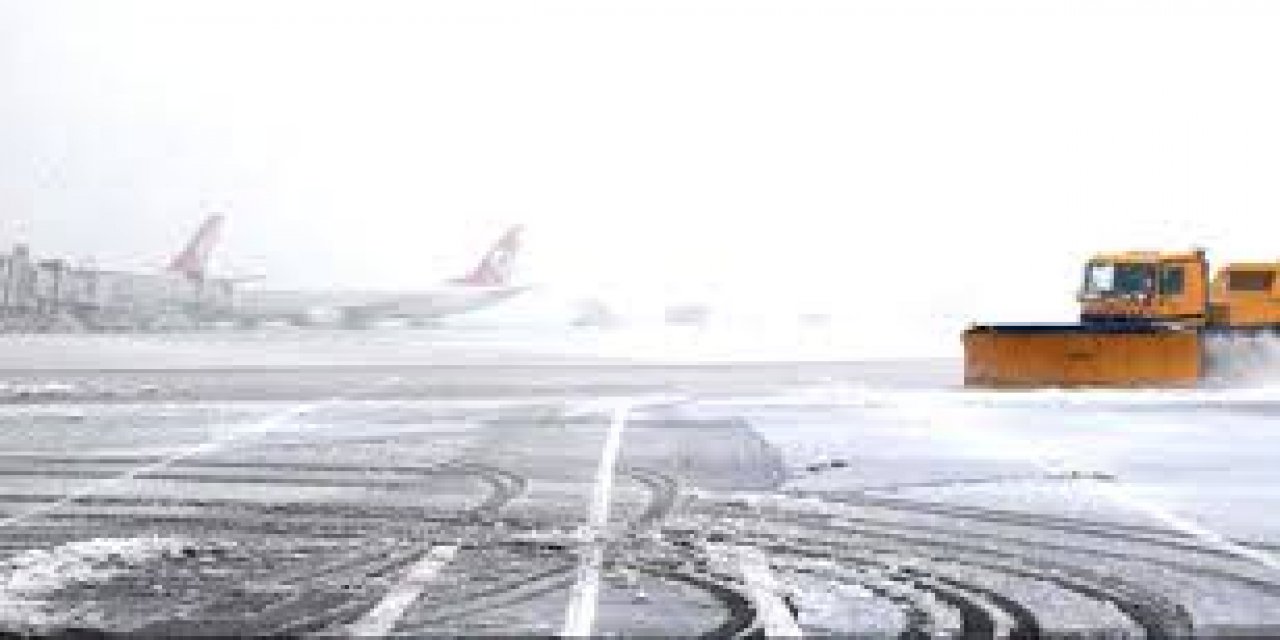 Sabiha Gökçen uçuşlarında kar yağışı düzenlemesi
