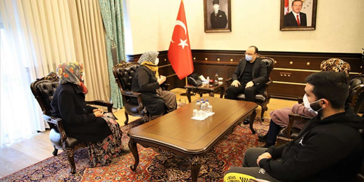 Erdoğan'a 'açım' diyen teyze valilikte konuştu