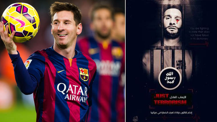 IŞİD Messi üzerinden tehdit etti