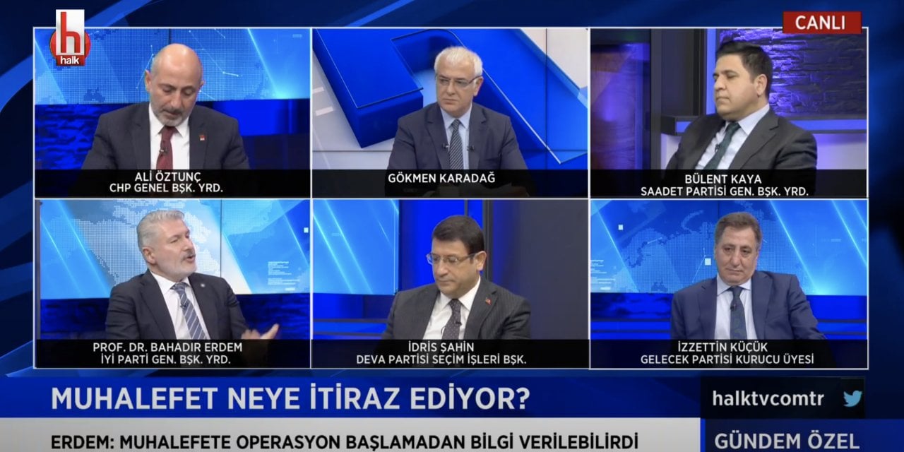 İYİ Parti Genel Başkan Yardımcısı Bahadır Erdem: İktidar, operasyondan önce muhalefet liderlerini bilgilendirebilirdi