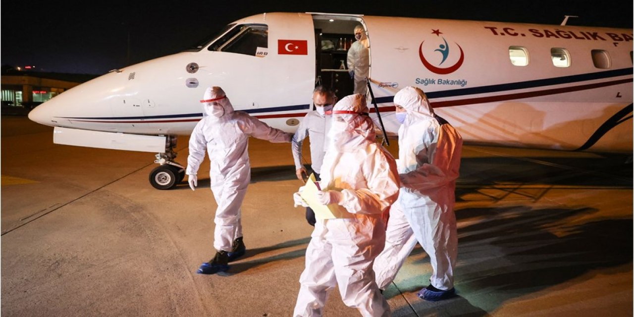 Tanzanya'da koronavirüse yakalanan 3 kişi Türkiye'ye getirildi