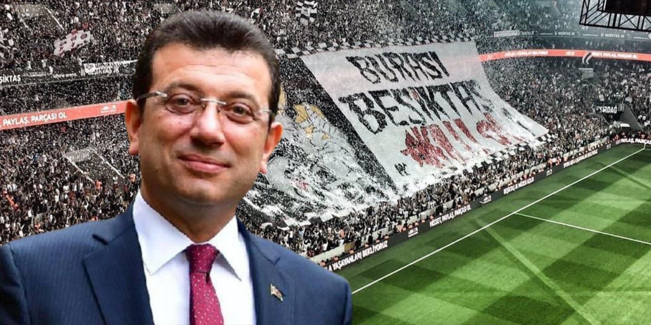 İmamoğlu'dan Beşiktaş tribünü paylaşımı