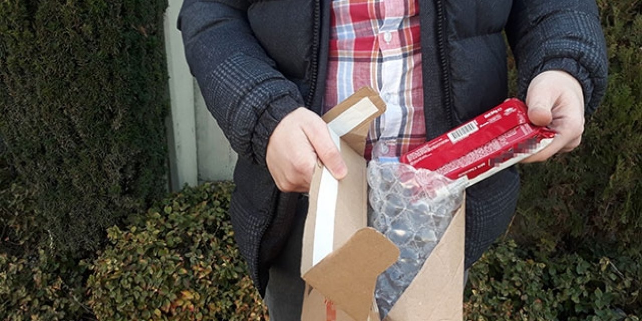 İnternetten telefon sipariş etti, kargodan bisküvi çıktı