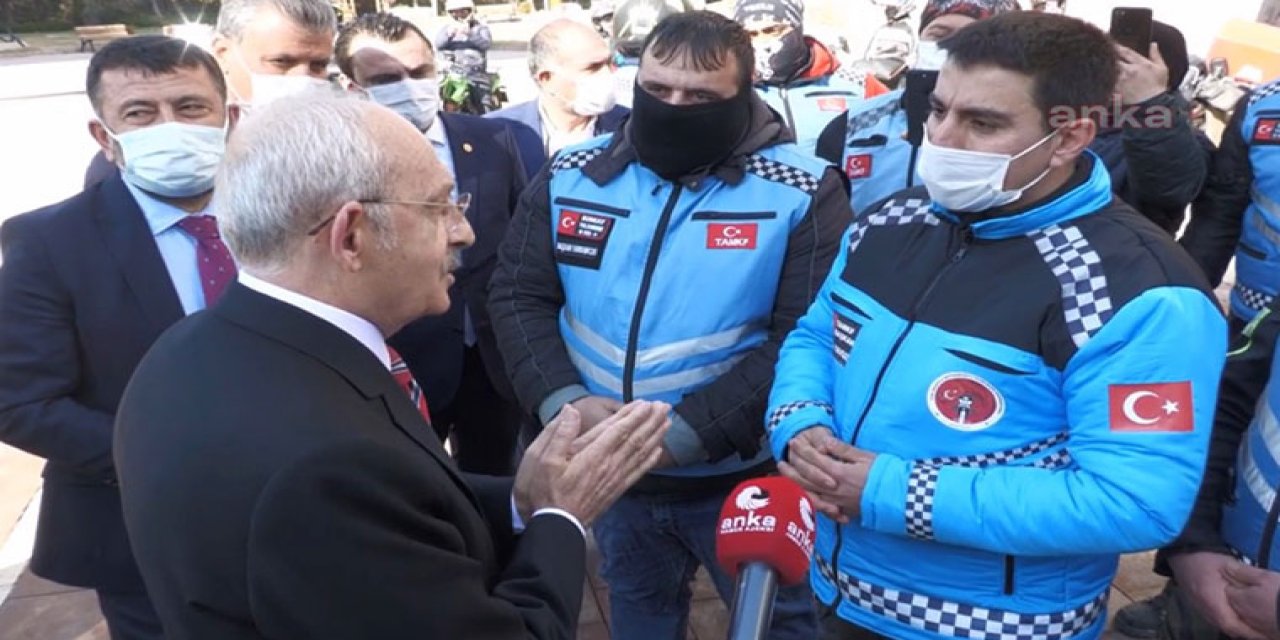 Kılıçdaroğlu, motokuryecilerle buluştu: Kapımızı her zaman çalabilirsiniz