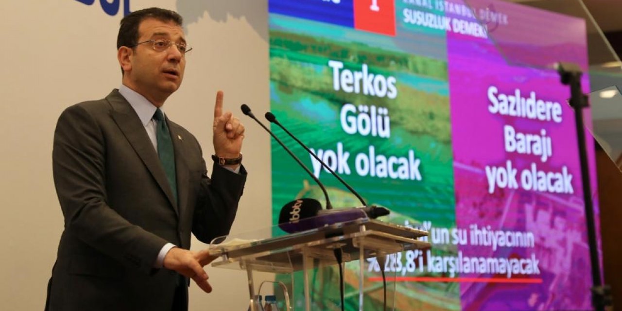 İmamoğlu'ndan Erdoğan'a Kanal İstanbul yanıtı