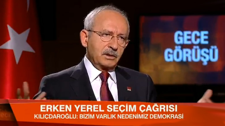 Kemal Kılıçdaroğlu'ndan canlı yayında erken seçim çıkışı: "Hodri meydan"