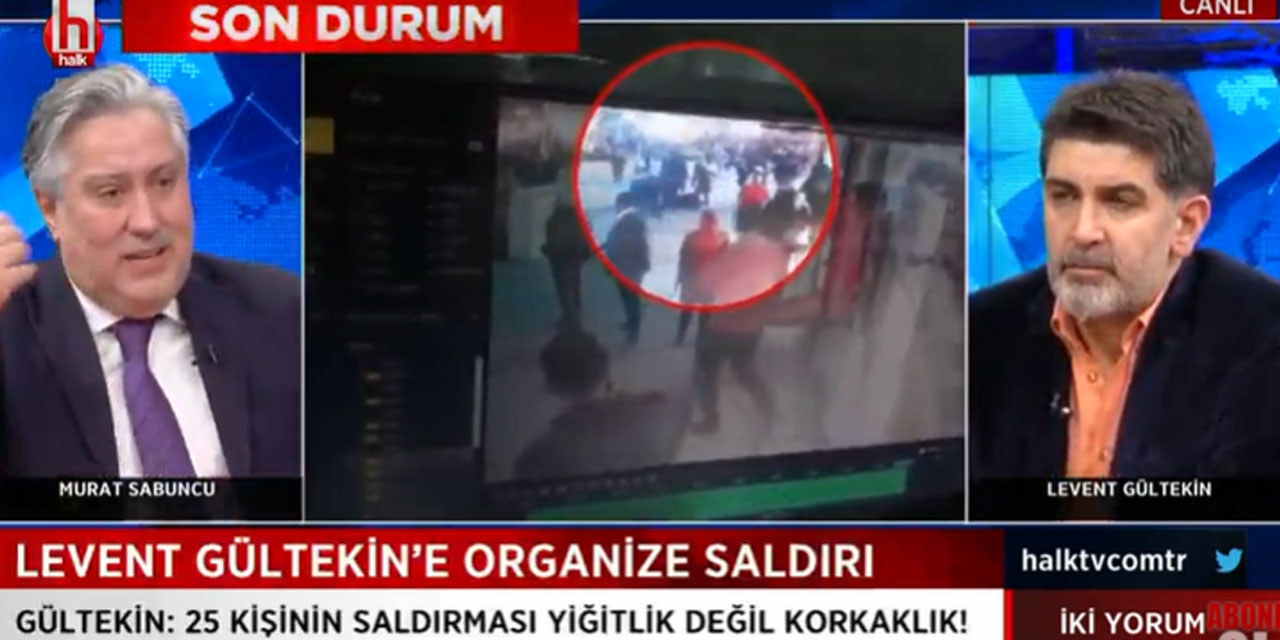 Gültekin’e alaca karanlıkta kalleş pusu: 25 kişi Halk TV önünde saldırdı