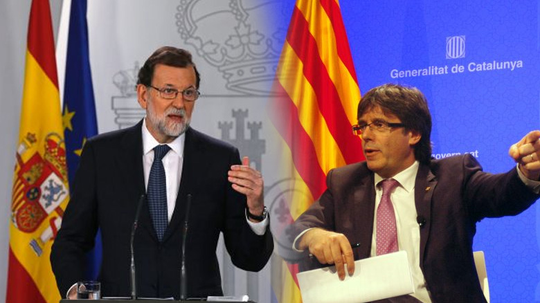 Katalonya'nın bağımsızlık ilanına, İspanya'dan özerkliği fesh hamlesi geldi