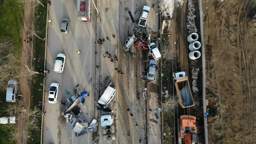 Bursa'da 4 kişinin öldüğü trafik kazasının görüntüleri ortaya çıktı