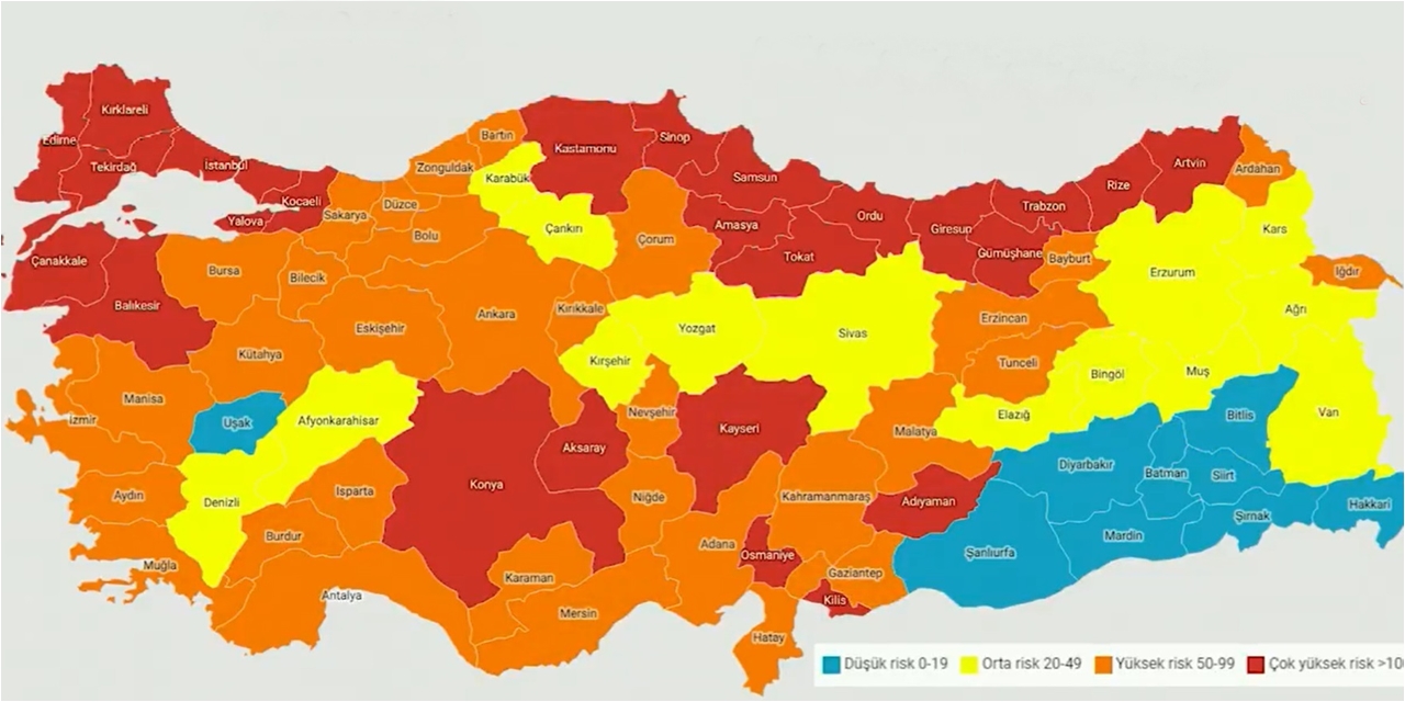 Koronavirüs haritası kızarıyor