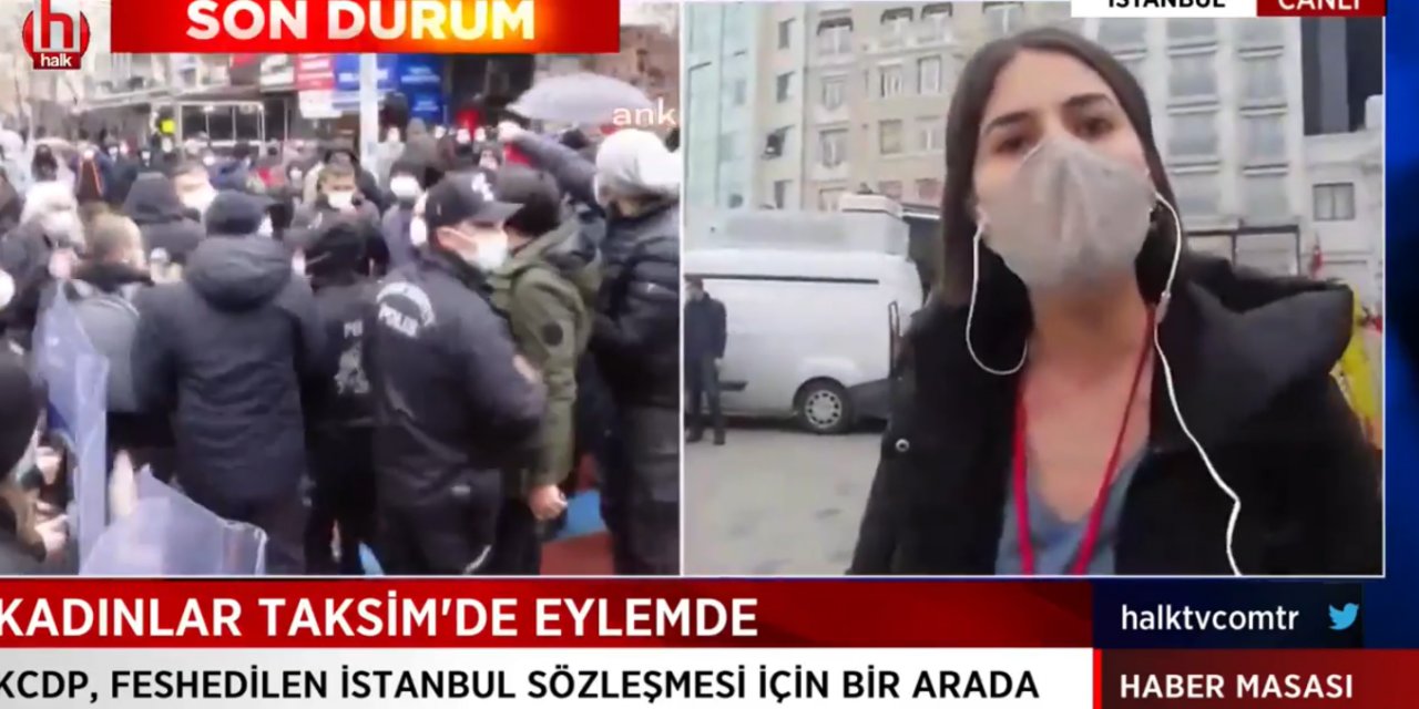 Kadınlar İstanbul Sözleşmesi için eylemde