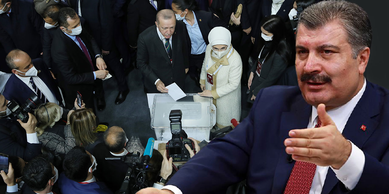 AKP kongresinde görünmeyen Bakan Koca, ortaya çıktı