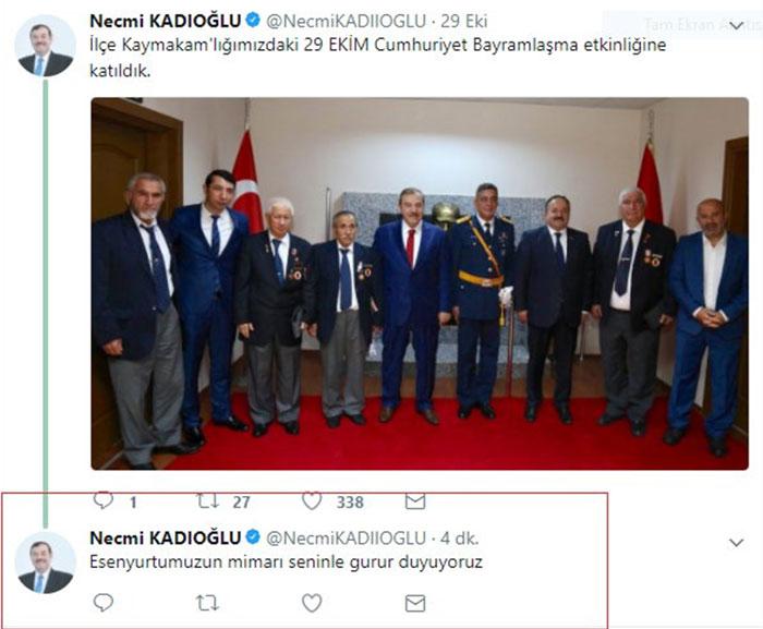 AKP'li başkan Esenyurt Belediye Başkanı kendi kendini överken yakalandı