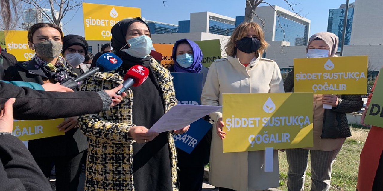 DEVA Partili kadınlar 'İstanbul Sözleşmesi' için Danıştay'a yürüdü: Yürütmeyi durdurma davası açtı
